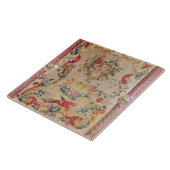 Tapisserie in der frühen Rokokoart mit strapwork Fliese (Seite)