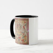 Tapisserie in der frühen Rokokoart mit strapwork Tasse (Vorderseite Links)