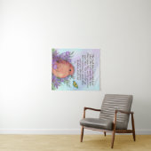 Tapisserie mit Bibelversen und Naturkunstwerken Wandteppich (Beispiel (Horizontal))