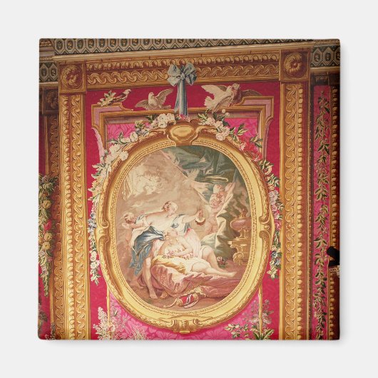 Tapisserie mit Bild von Cupid und Psyche Magnet (Vorne)