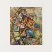 Tapisserie mit Tarot Wandteppich (Vorderseite)