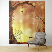 Tapisserie mit verzaubertem Foto Wandteppich (Beispiel)