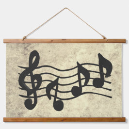 Tapisserie murale cadre en bois - Hanging Harmony Wandteppich Mit Holzrahmen