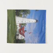 Tapisserie North Point Lighthouse Wandteppich (Vorderseite (Horizontal))