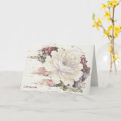 Tapisserie-Rose abstrakt Karte (Gelbe Blume)