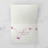 Tapisserie-Rose abstrakt Karte (Innenseite)