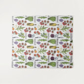 Tapisserie Salad Pattern Wandteppich (Vorderseite (Horizontal))