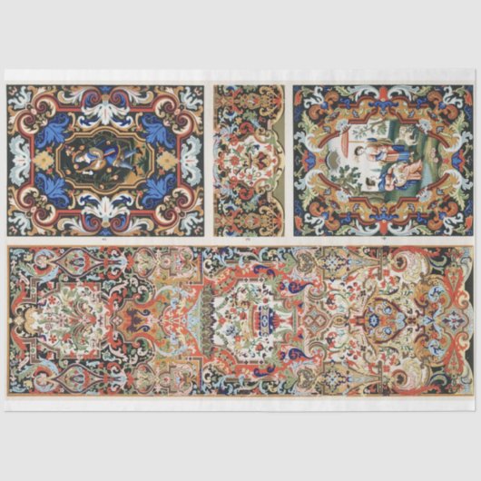 Tapisserie Seidenpapier (Vorderseite)