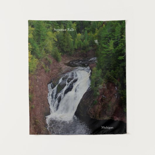 Tapisserie Superior Falls Wandteppich (Vorderseite)