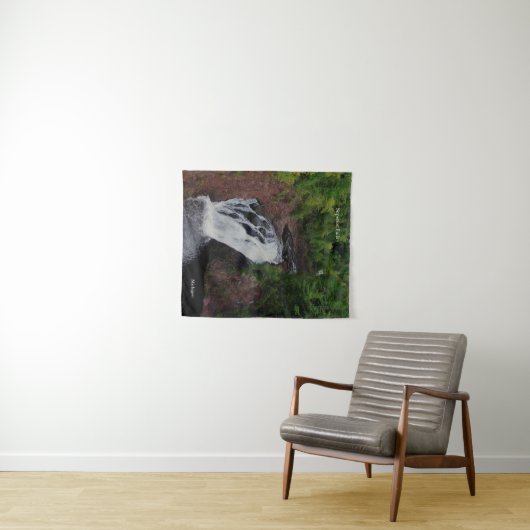 Tapisserie Superior Falls Wandteppich (Beispiel (Horizontal))