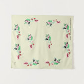 Tapisserie : Wein mit Rose Wandteppich (Vorderseite (Horizontal))