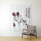 Tapisserien für benutzerdefinierte Text-Fußballspi Wandteppich (Beispiel)