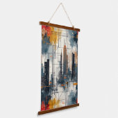 Tapisserien (Muster moderner Kunst) Wandteppich Mit Holzrahmen (Gewinkelt)