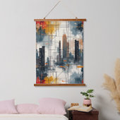 Tapisserien (Muster moderner Kunst) Wandteppich Mit Holzrahmen (Schlafzimmer)