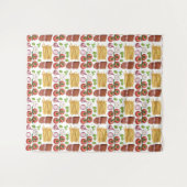 Tapisserien Pasta Pattern Wandteppich (Vorderseite (Horizontal))