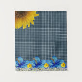 Tapisserien Sonnenblumen Wandteppich (Vorderseite)