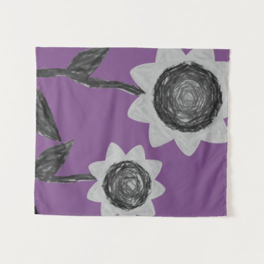 Tapisserien Sonnenblumen Wandteppich (Vorderseite (Horizontal))