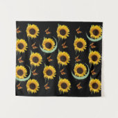 Tapisserien Sonnenblumen Wandteppich (Vorderseite (Horizontal))