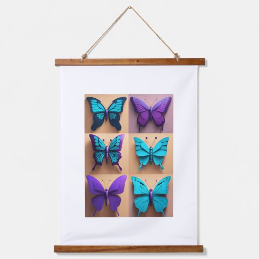 Tapisserien Wandteppich Mit Holzrahmen (Vorderseite)