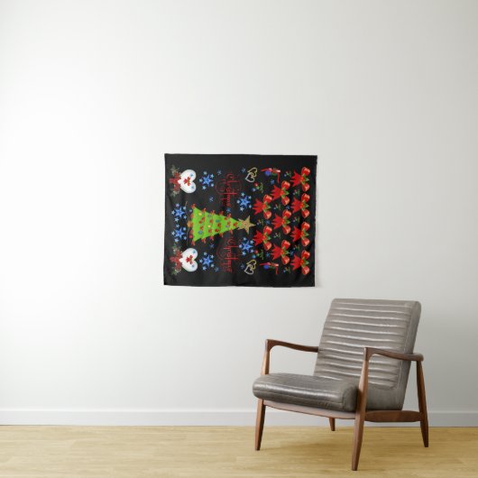 Tapisserien Weihnachten Wandteppich (Beispiel (Horizontal))