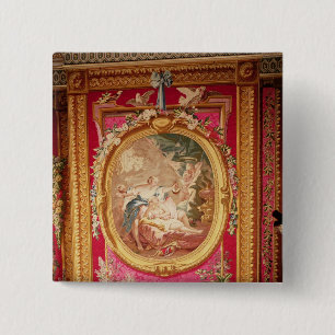 Tapisserieplatte, die Amor und Psyche darstellt Button
