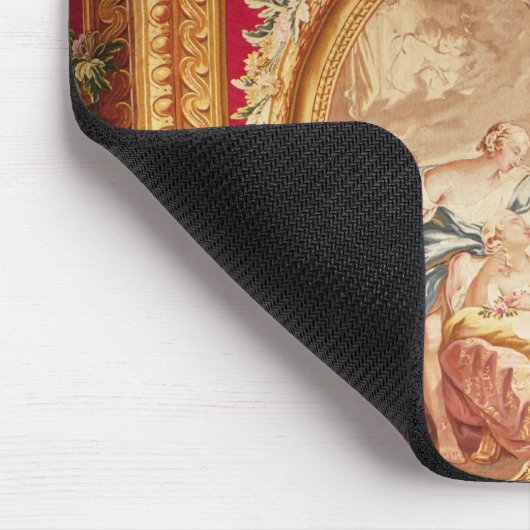 Tapisserieplatte, die Amor und Psyche darstellt Mousepad (Ecke)