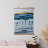 Tapiz Abstract Marina Monticelli Art Wandteppich Mit Holzrahmen (Schlafzimmer)