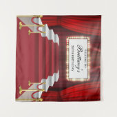 Tapiz-Banner "Red Carpet Birthday Backbanner" anze Wandteppich (Vorderseite (Horizontal))