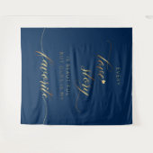 Tapiz Every Love Story Wedding Backdrop Wandteppich (Vorderseite (Horizontal))