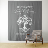 Tapiz Family reunion tree backdrop banner Wandteppich (Beispiel)