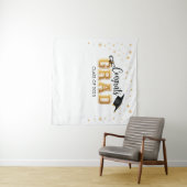 Tapiz Graduation backdrop banner Congrats GRAD Bac Wandteppich (Beispiel (Horizontal))