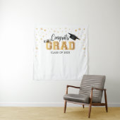 Tapiz Graduation backdrop banner Congrats GRAD Bac Wandteppich (Beispiel)