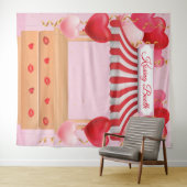 Tapiz Kissing Booth Valentine Day Love Backdrop Wandteppich (Beispiel (Horizontal))