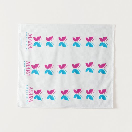 “Tapiz MARA Digital Glow” Wandteppich (Vorderseite (Horizontal))