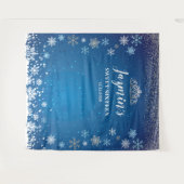 Tapiz Snow Princess Winter Sweet 16 Backdrop Wandteppich (Vorderseite (Horizontal))