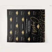 Tapiz Step and repeat Graduation Backdrop banner Wandteppich (Vorderseite (Horizontal))