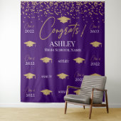 Tapiz Step and repeat Graduation Backdrop banner Wandteppich (Beispiel)