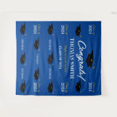 Tapiz Step and repeat Graduation Backdrop banner  Wandteppich (Vorderseite (Horizontal))