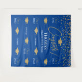 Tapiz Step and repeat Graduation Backdrop banner Wandteppich (Vorderseite (Horizontal))