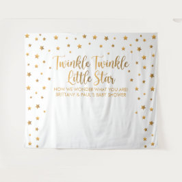 Tapiz Twinkle Twinkle Little Star Baby Shower bann Wandteppich