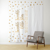 Tapiz Twinkle Twinkle Little Star Baby Shower bann Wandteppich (Beispiel)