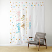 Tapiz Twinkle Twinkle Little Star Gender Reveal ba Wandteppich (Beispiel)