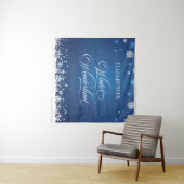 Tapiz Winter Wonderland backdrop banner photobooth Wandteppich (Beispiel (Horizontal))