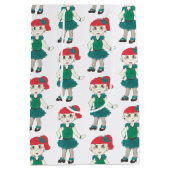 Tapper Stich Dancer Tance Teacher Erwägung Mittlere Geschenktüte (Rückseite)