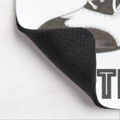 Tappy Birthday Schwarz-weiß Gestochen Tanzlehrer S Mousepad (Ecke)