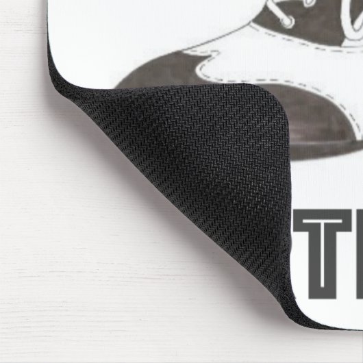 Tappy Birthday Schwarz-weiß Gestochen Tanzlehrer S Mousepad (Ecke)