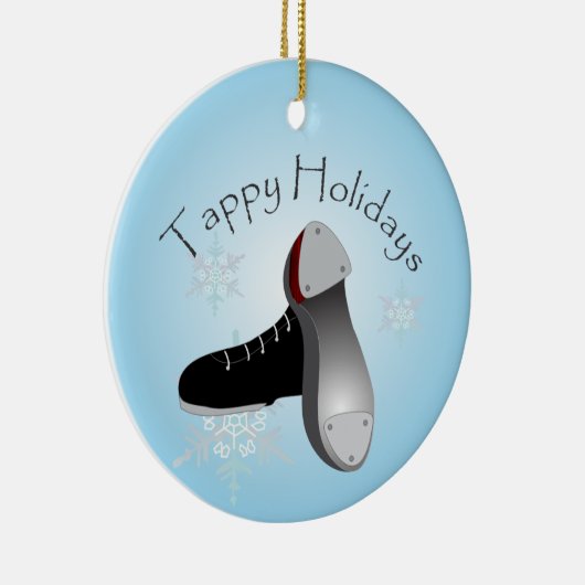 Tappy Feiertage Keramik Ornament (Rechts)