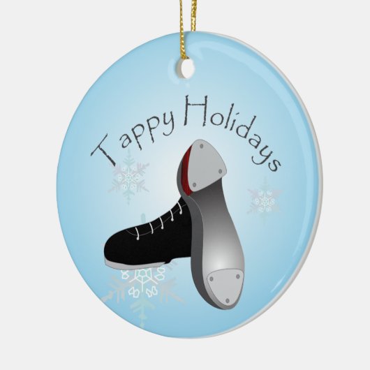 Tappy Feiertage Keramik Ornament (Links)