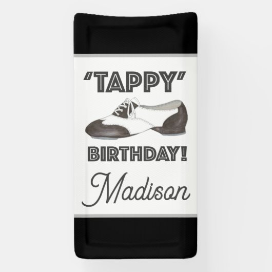 'Tappy' Happy Birthday Bday Stich Dance Shoe Party Banner (Vertikal)