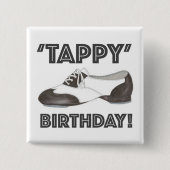 Tappy Happy Birthday Bday Stich Dance Tapdance Sho Button (Vorderseite)